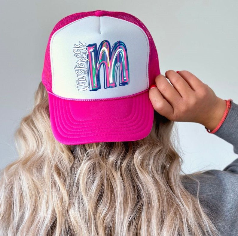 Mustangs (Splatter Paint) - DTF