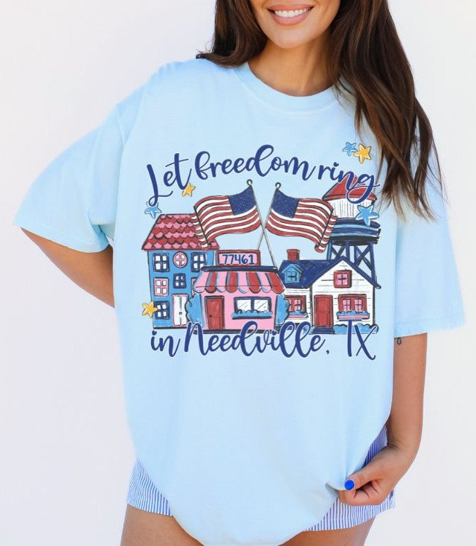 Let Freedom Ring Patriotic Small Town (Needville, TX) - DTF