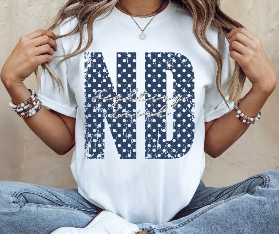 Notre Dame (Polka Dot College) - DTF