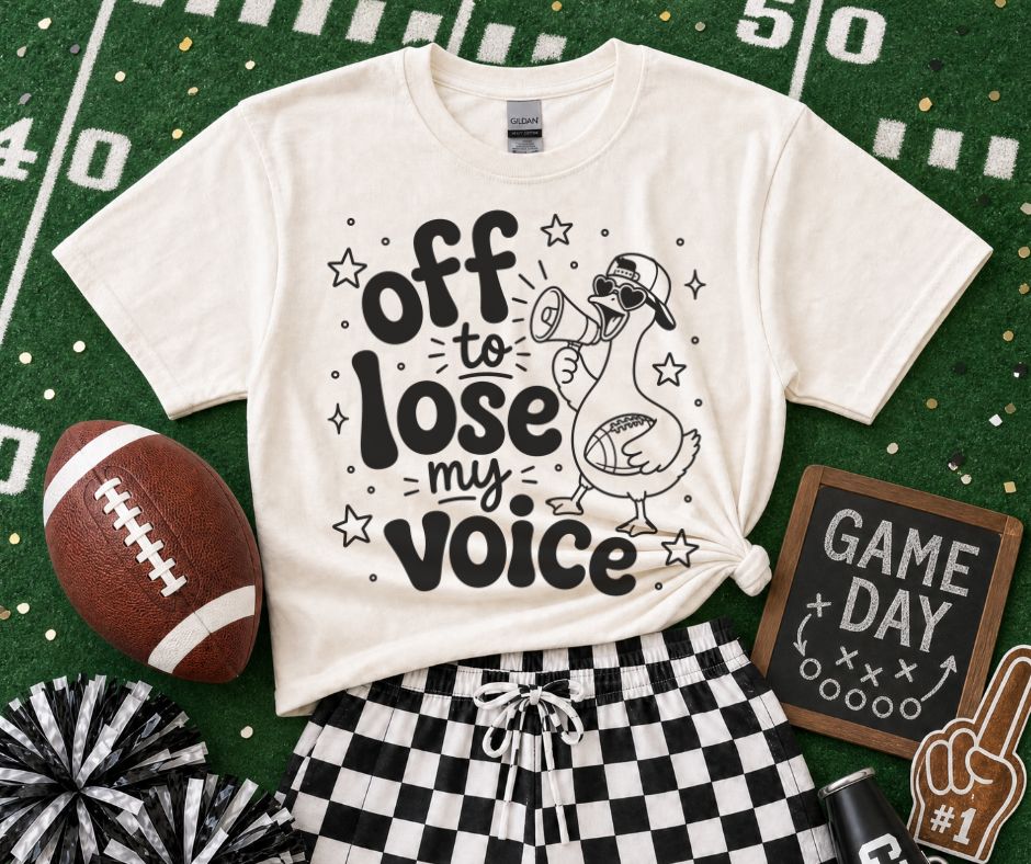Off to Lose my Voice - DTF