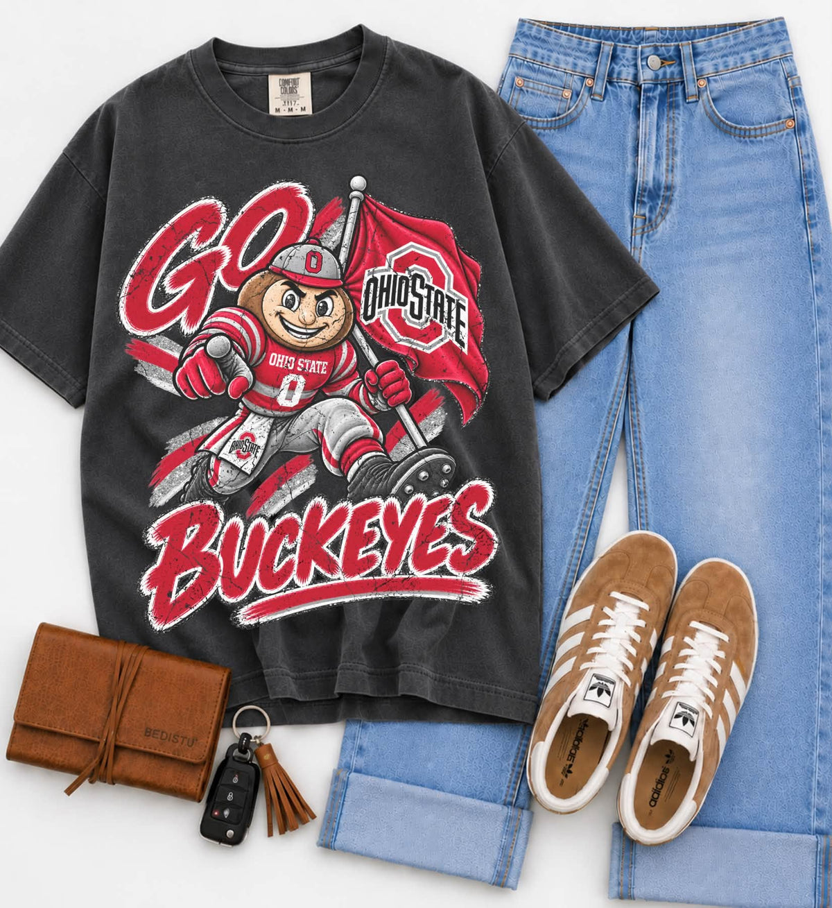 Ohio (Vintage Distressed Go Mascots) - DTF