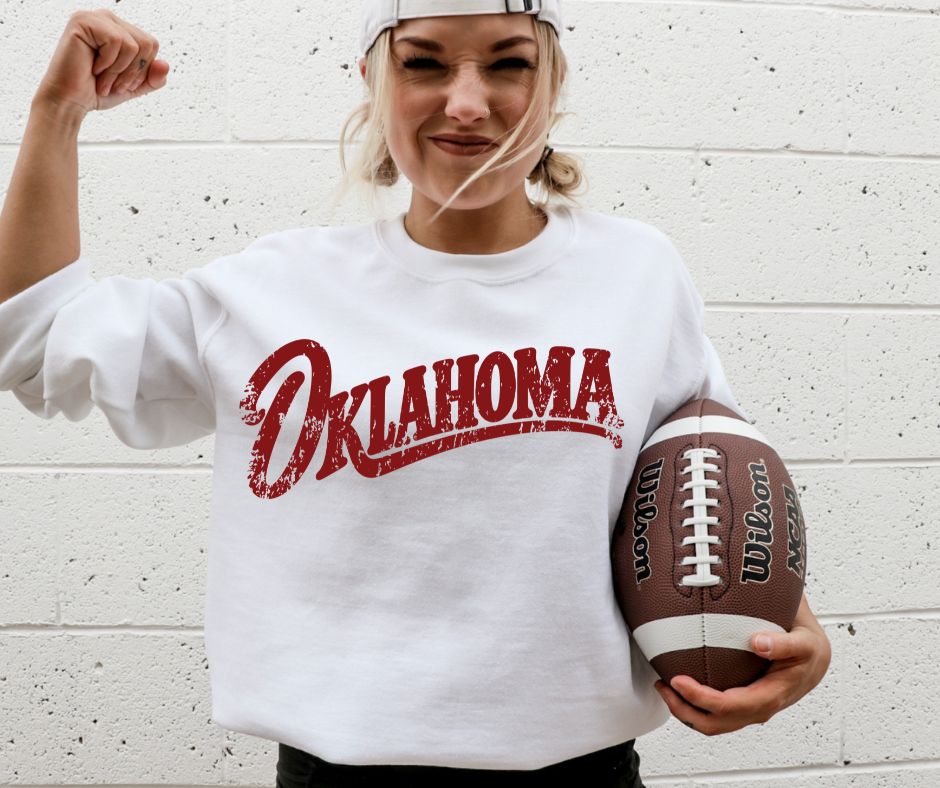 Oklahoma (College Simple Vintage Style) - DTF