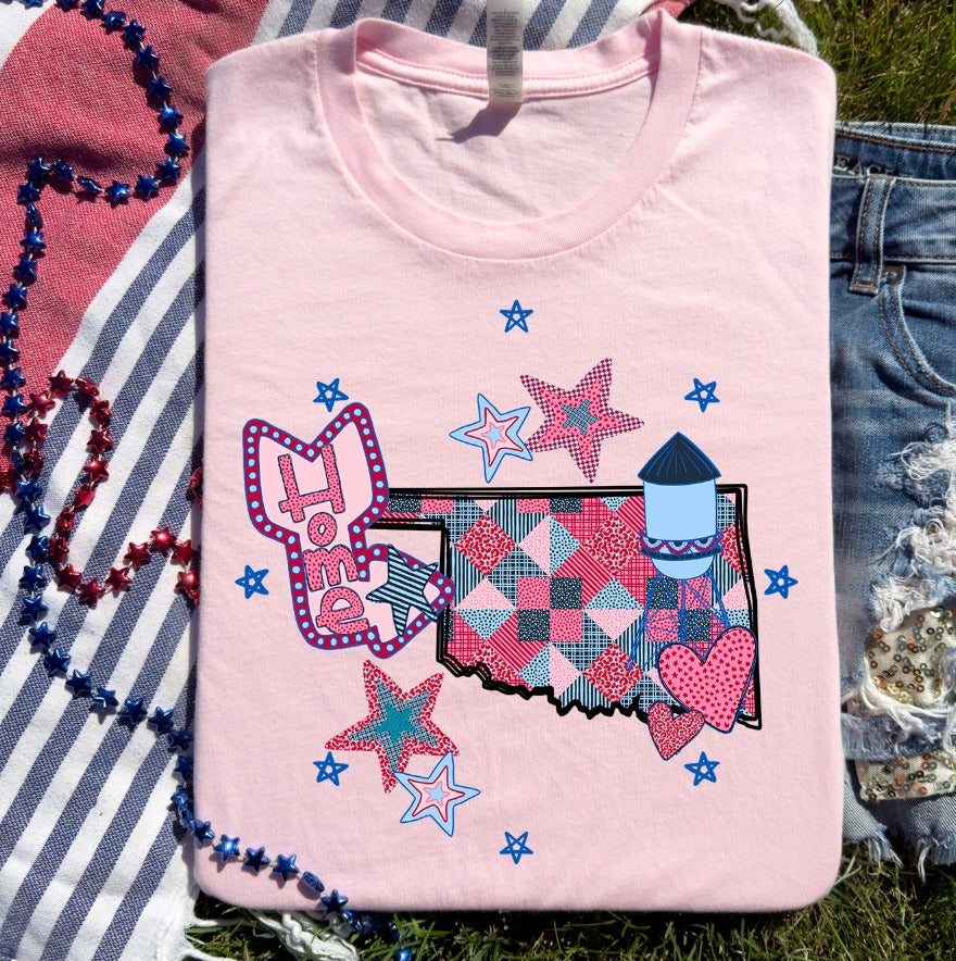 Oklahoma (Patchwork Home States) - DTF
