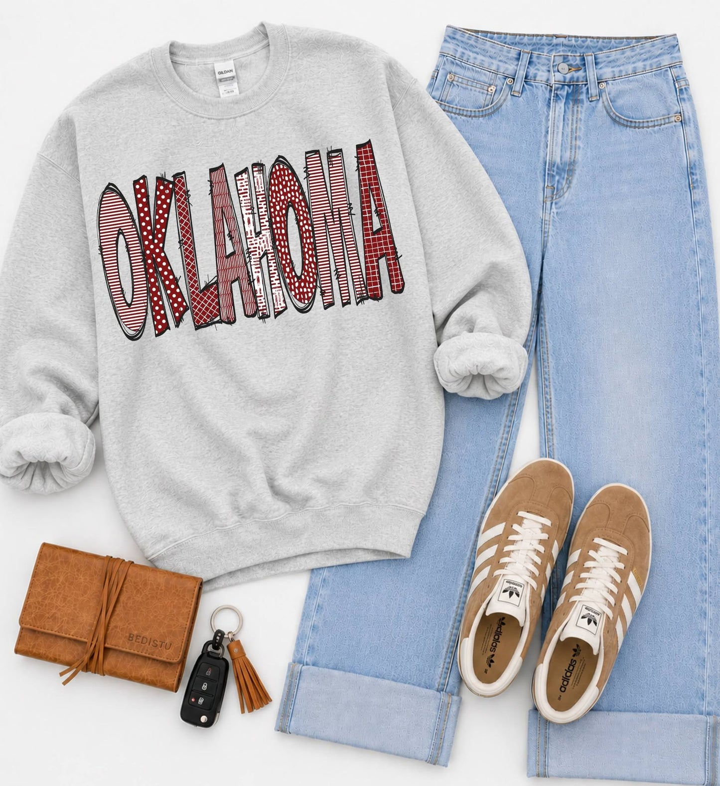 Oklahoma (Doodle Pattern College) - DTF