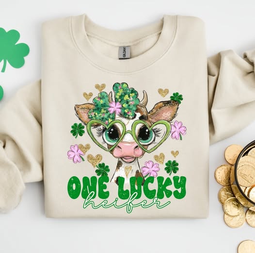 One Lucky Heifer - DTF