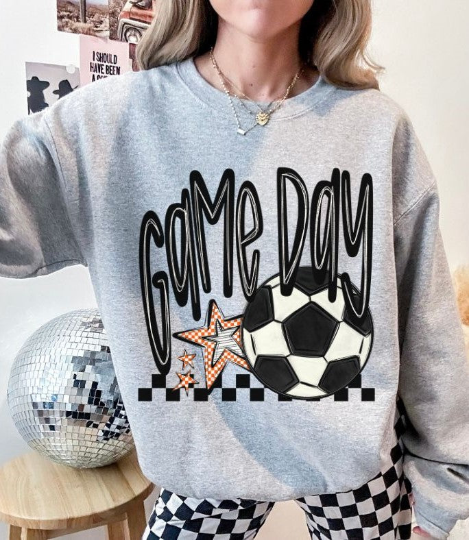 Game Day Stars (Soccer - Orange) - DTF