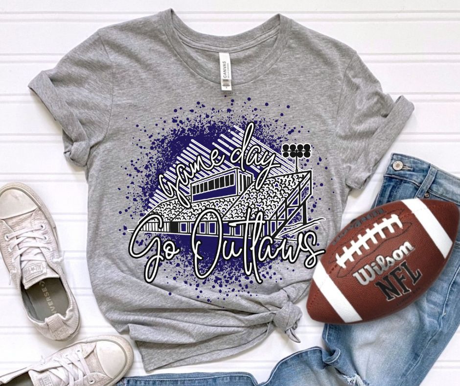 Outlaws - Navy/White (Game Day Stadium Mascots) - DTF