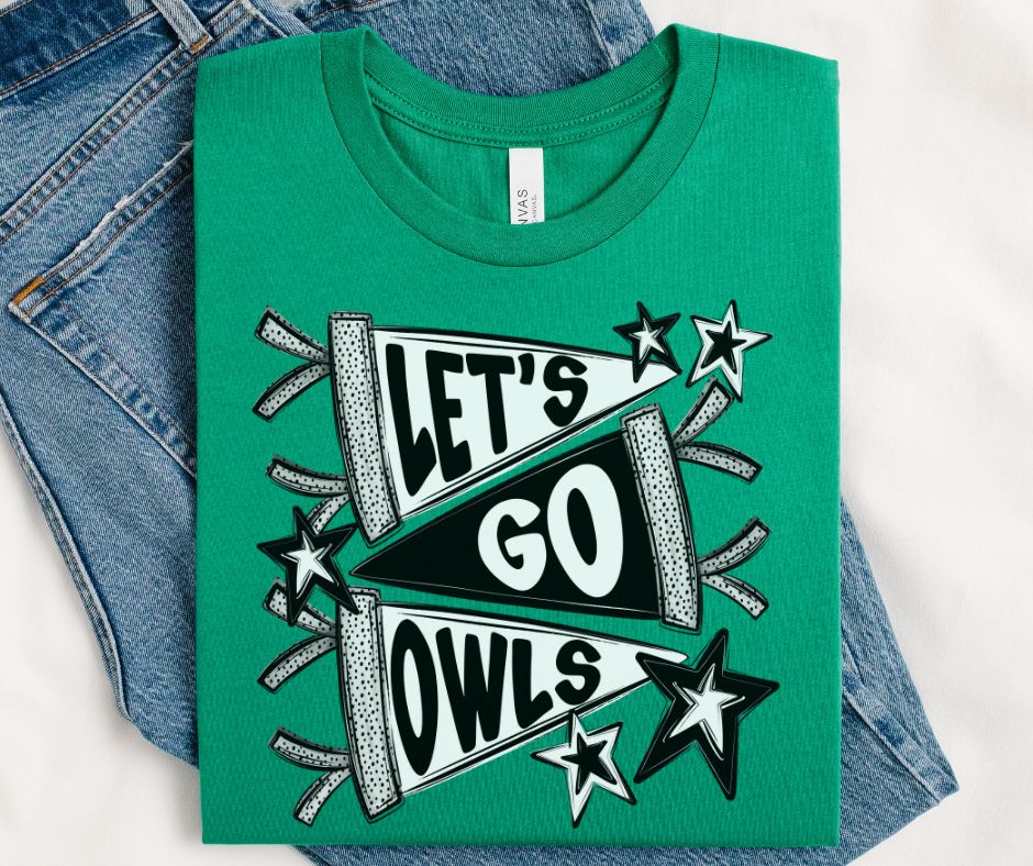 Owls (Let's Go Pennant Mascot) - DTF