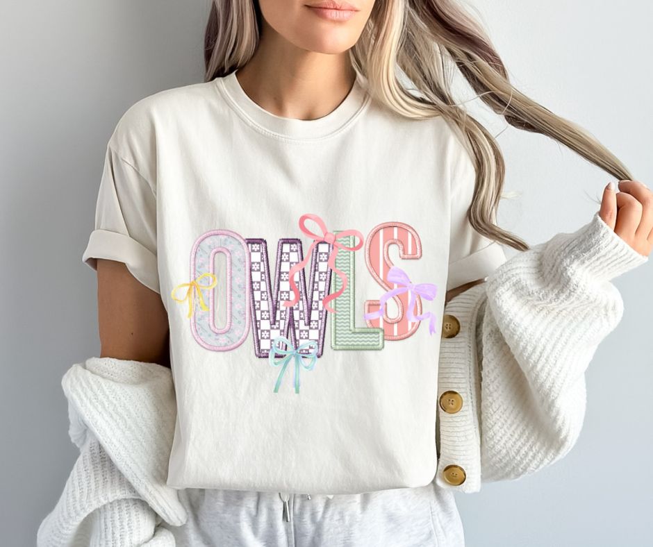 Owls (Spring Bow Mascots) - DTF