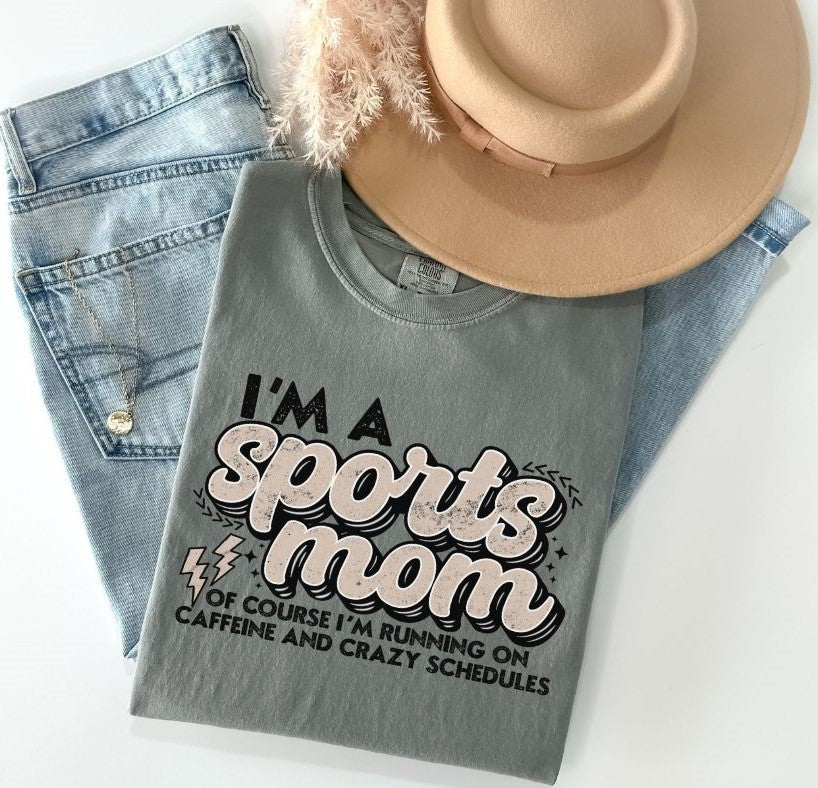 I'm a Sports Mom (of course...CREAM) - DTF