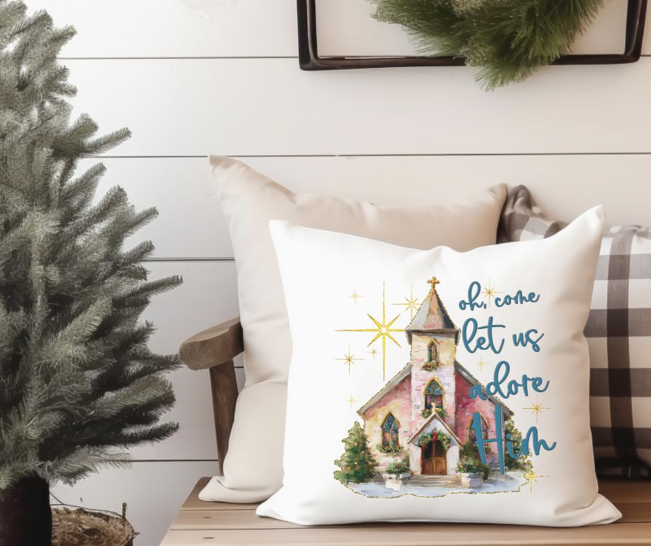 Oh Come Let Us Adore Him - DTF