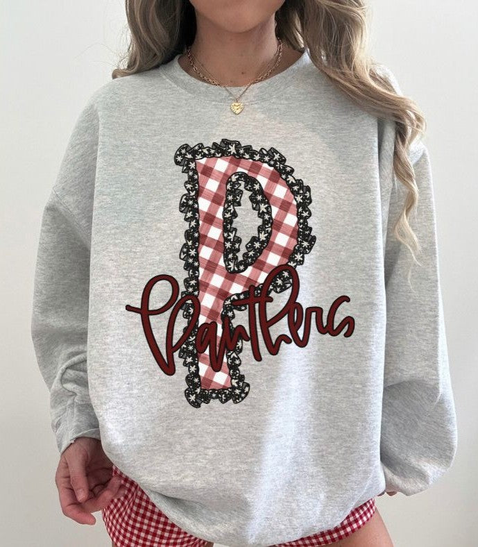 Panthers - Maroon (Daisy Ruffle Mascot) - DTF