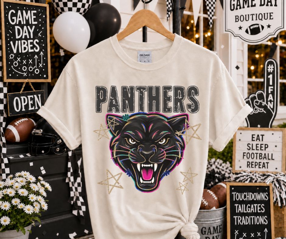 Panthers (Grunge Varsity Mascot) - DTF