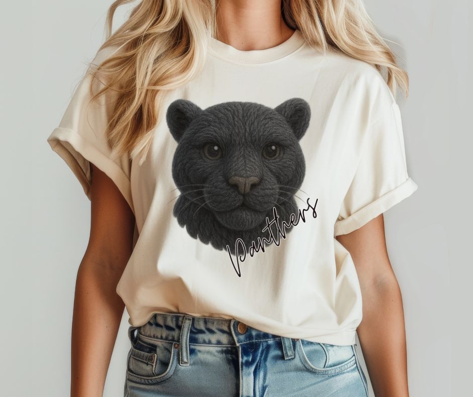 Panthers (Faux Yarn Mascot) - DTF
