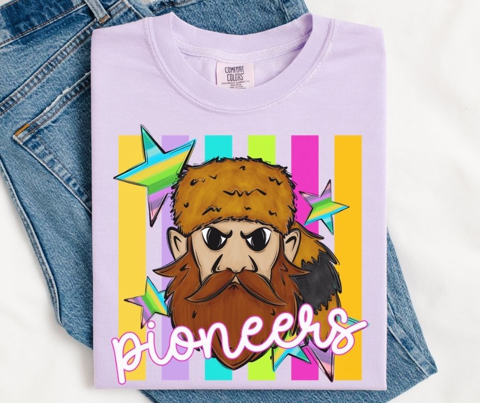 Pioneers (Colorful Stripes Mascot) - DTF