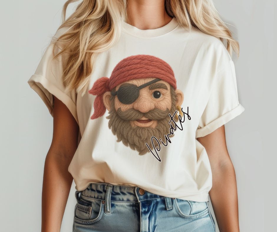 Pirates (Faux Yarn Mascot) - DTF