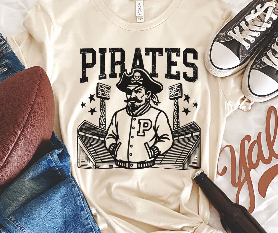 Pirates (Letterman Mascots) - DTF