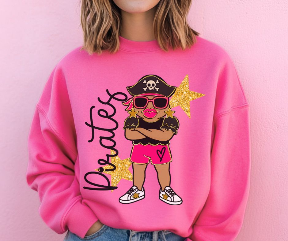 Pirates (Glitzy Mascots) - DTF