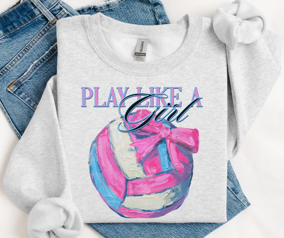 Play Like A Girl (Volleyball) - DTF