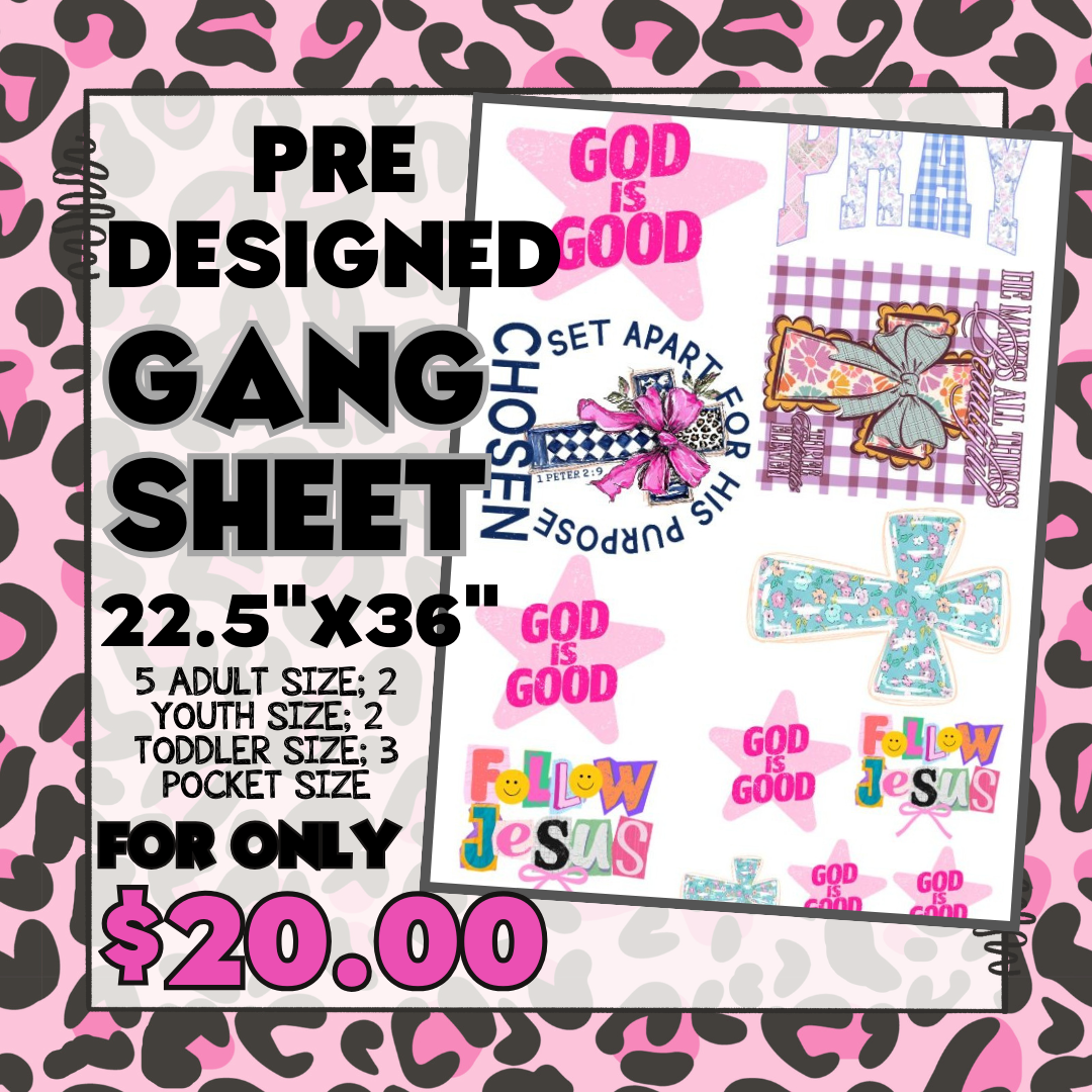 Faith - Pre-designed Gang Sheet