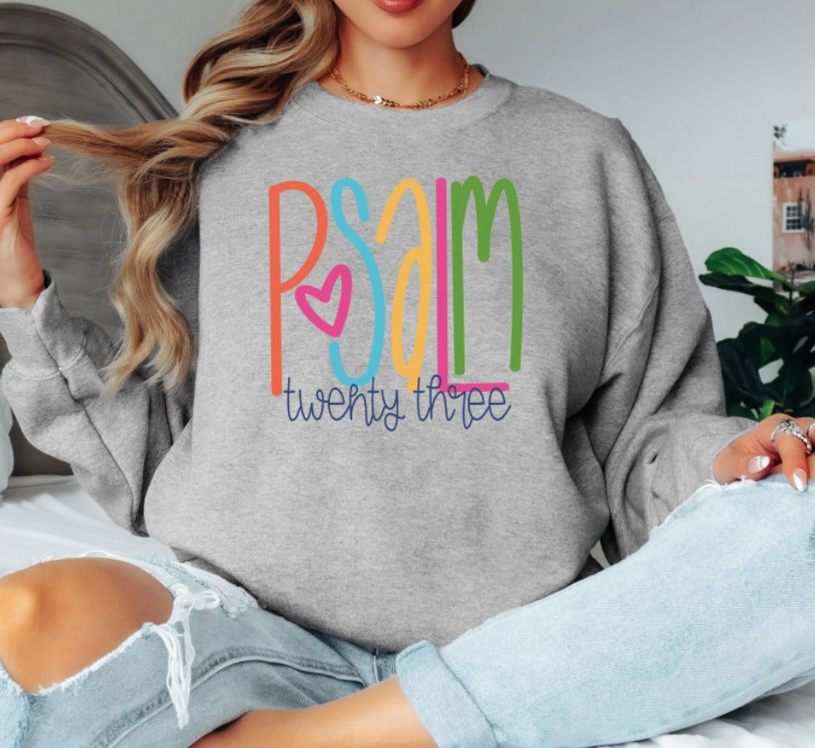 Psalm 23 lettering - DTF