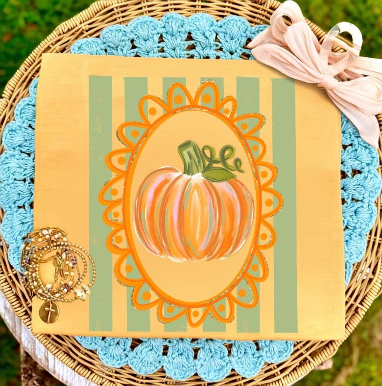 Pumpkin Framed - DTF