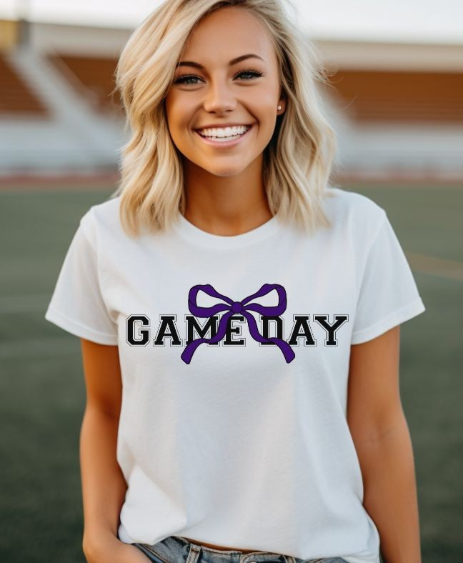 Game Day Coquette (Purple) - DTF