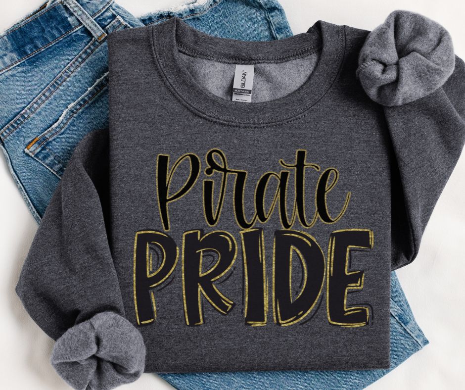 Pirate (Starry Pride - Black/Gold) - DTF