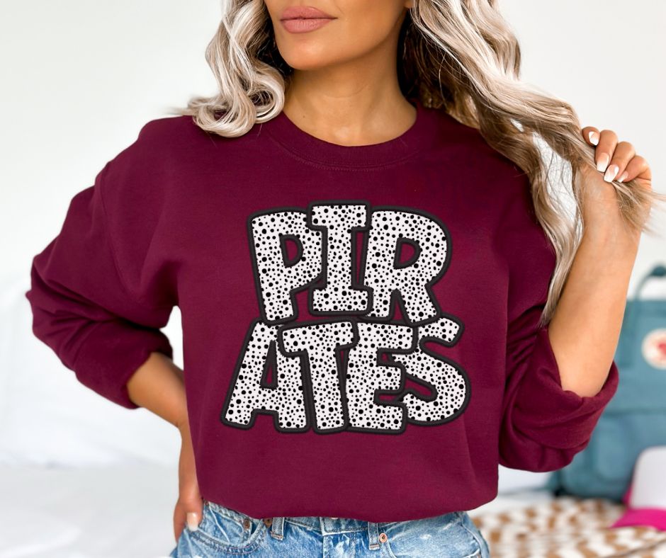 Pirates (Dalmatian Polka Dots Mascot) - DTF