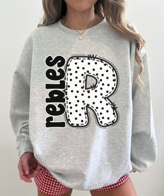 Rebels (Polka Dotted Letter Mascots) - DTF