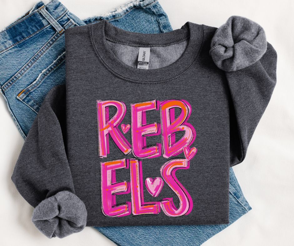 Rebels (Pretty in Pink) - DTF