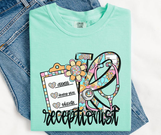 Receptionist (Retro Medical Occupations) - DTF