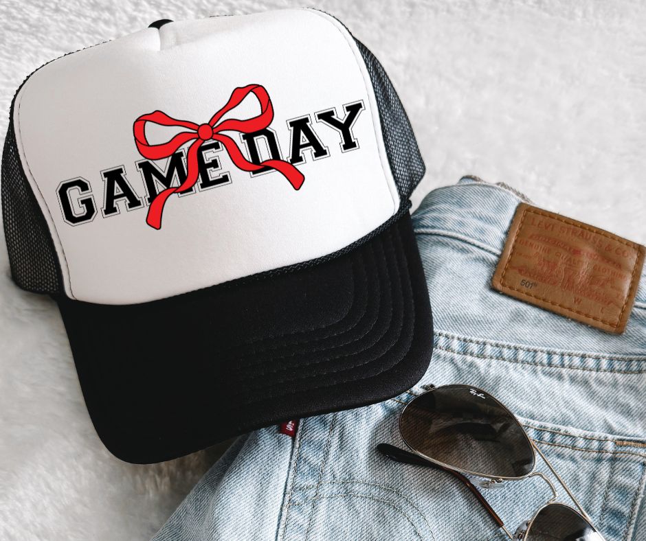 Game Day Coquette (Red) - DTF