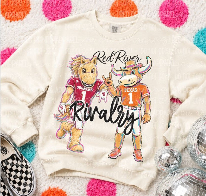Red River Rivalry (Rockin Mascot College) - DTF