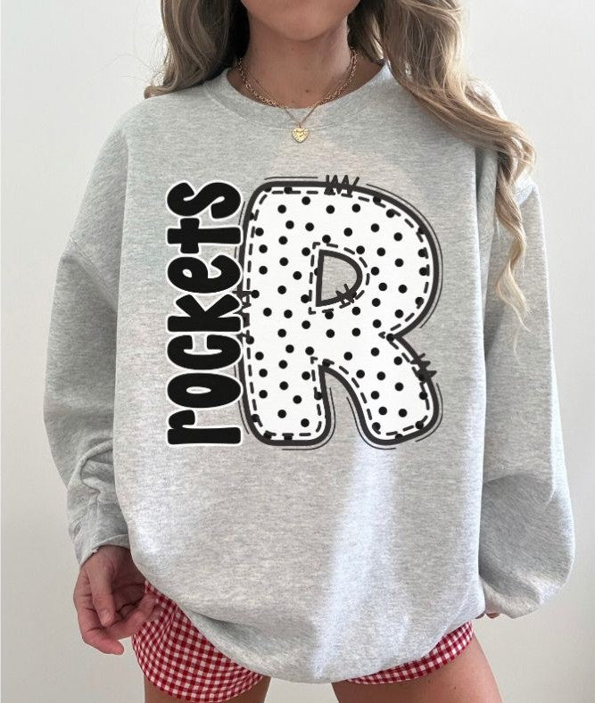 Rockets (Polka Dotted Letter Mascots) - DTF