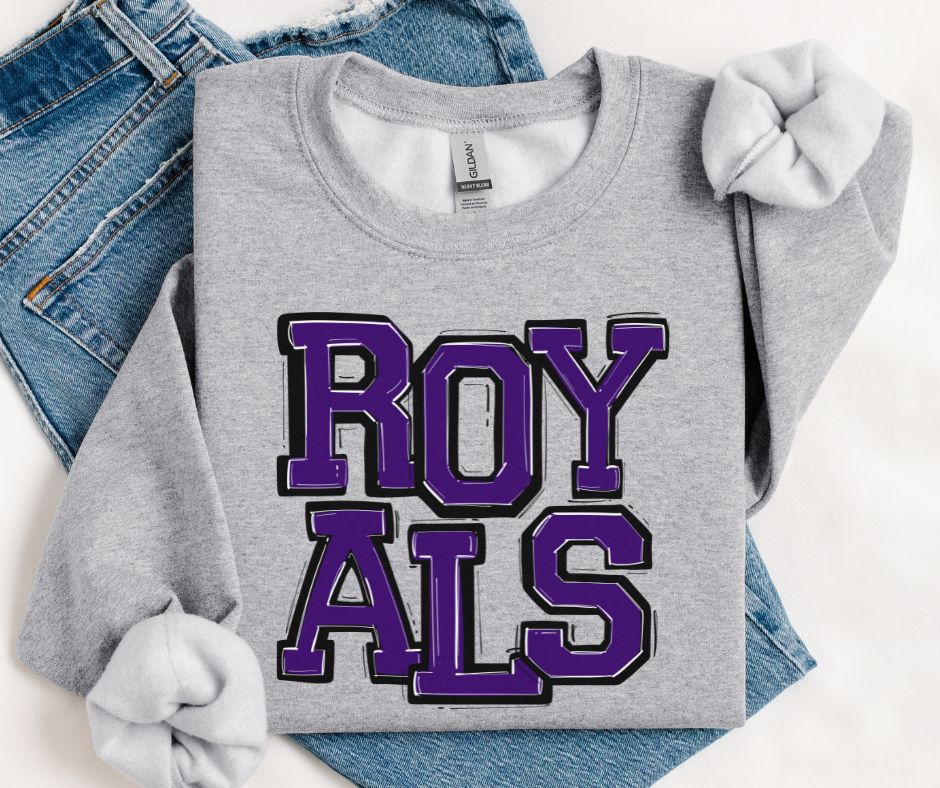 Royals - Purple (So Sporty Mascot) - DTF