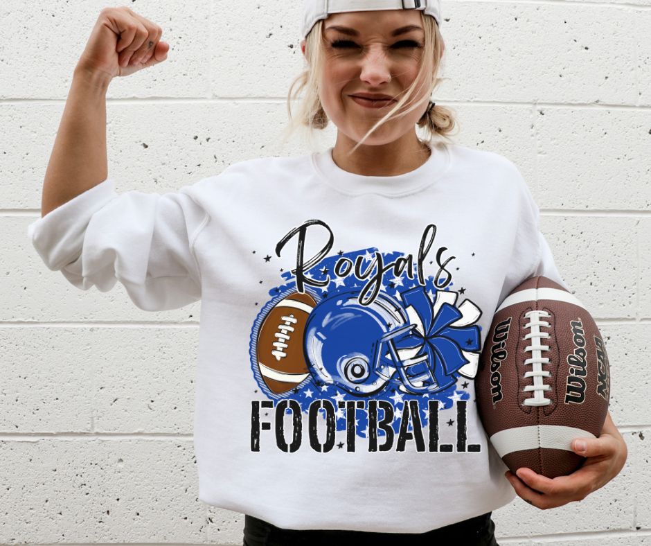 Royals - Royal Blue (Stars Football Mascots) - DTF