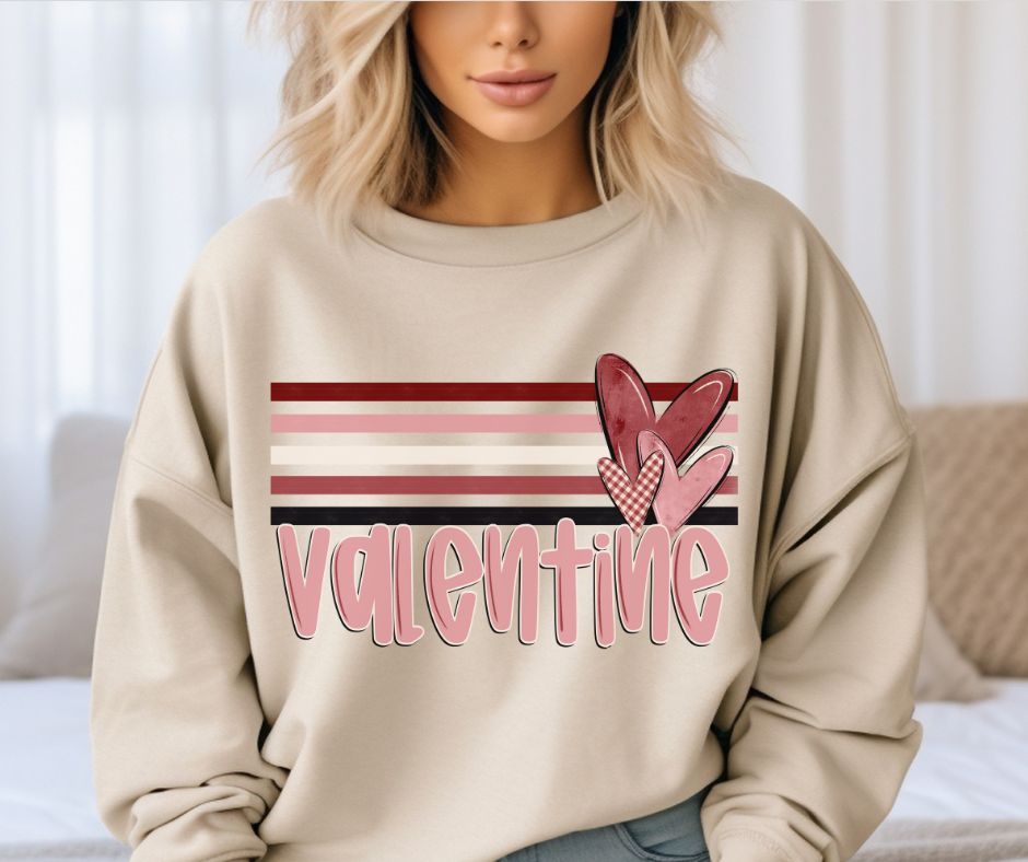 Retro Stripe Valentine - DTF