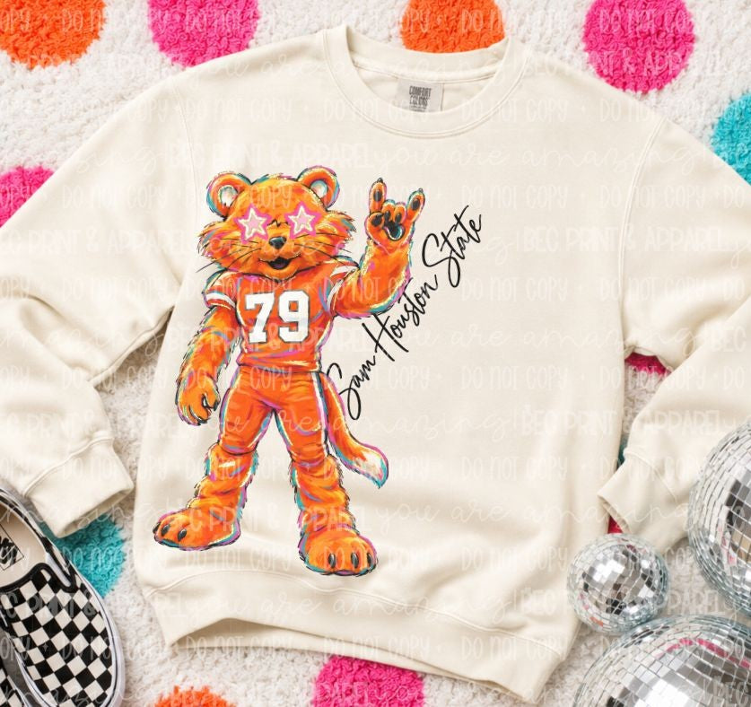 Sam Houston (Rockin Mascot College) - DTF