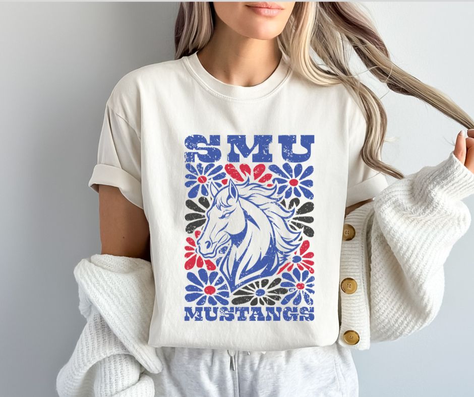 SMU (Groovy Floral - College) - DTF