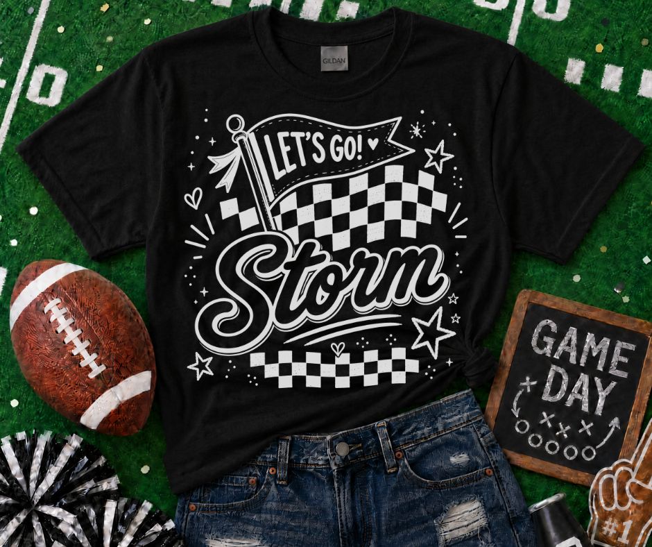 Storm (Lets Go Doodle Check Mascot) - DTF