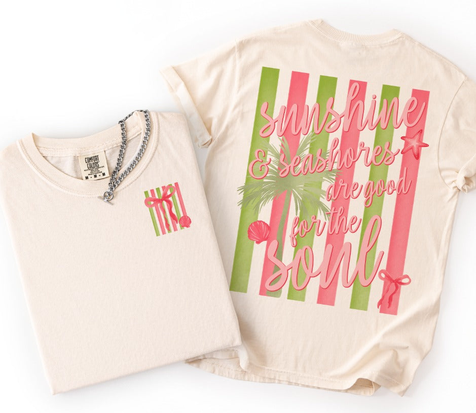 Sunshine & Seashores (2-in-1 front/back combo) - DTF