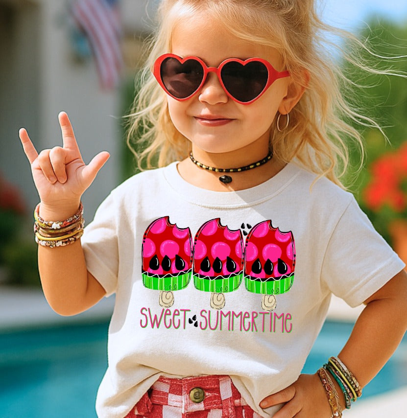 Sweet Summertime (Watermelon Popsicle) - DTF