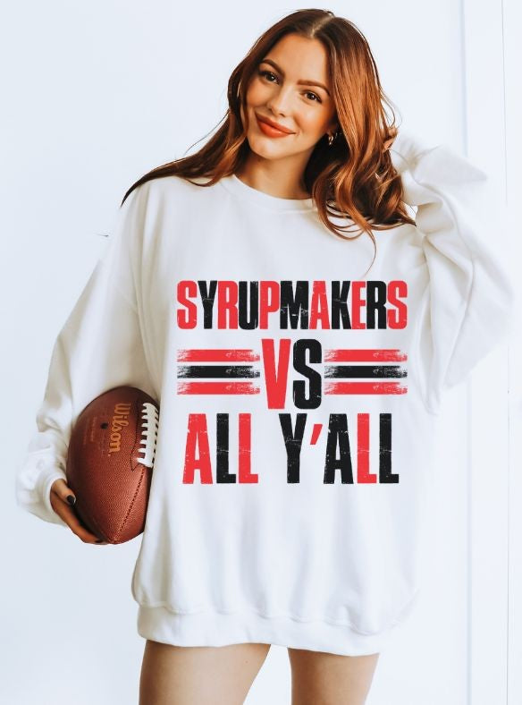 Syrupmakers - Red/Black (Mascots VS All Yall) - DTF