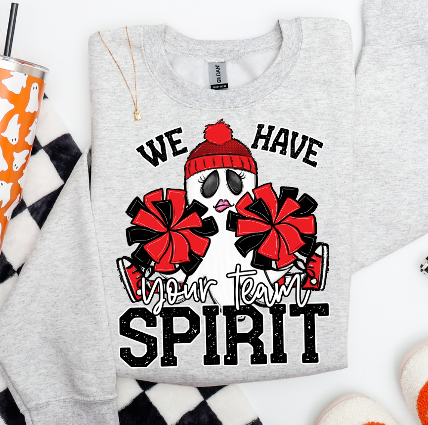 Custom (Ghost Cheerleader Mascot) - Design/Mock Up