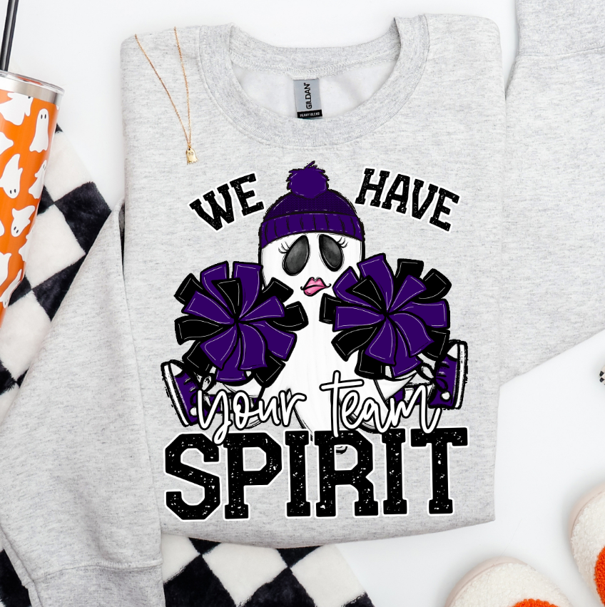 Custom (Ghost Cheerleader Mascot) - Design/Mock Up