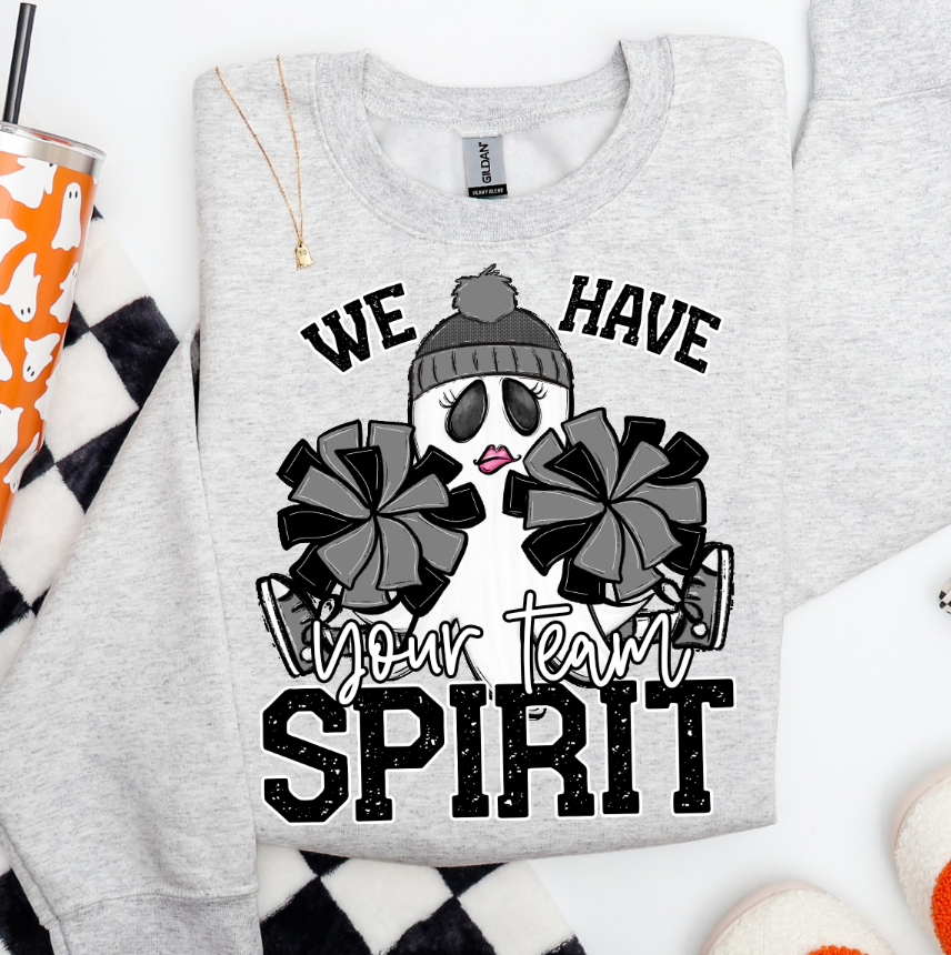 Custom (Ghost Cheerleader Mascot) - Design/Mock Up