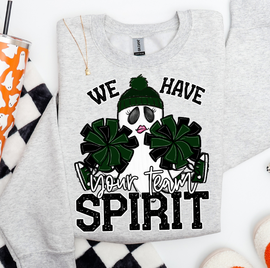 Custom (Ghost Cheerleader Mascot) - Design/Mock Up