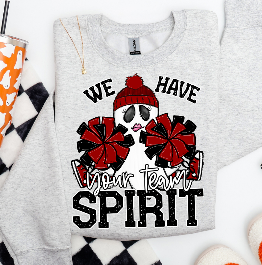 Custom (Ghost Cheerleader Mascot) - Design/Mock Up