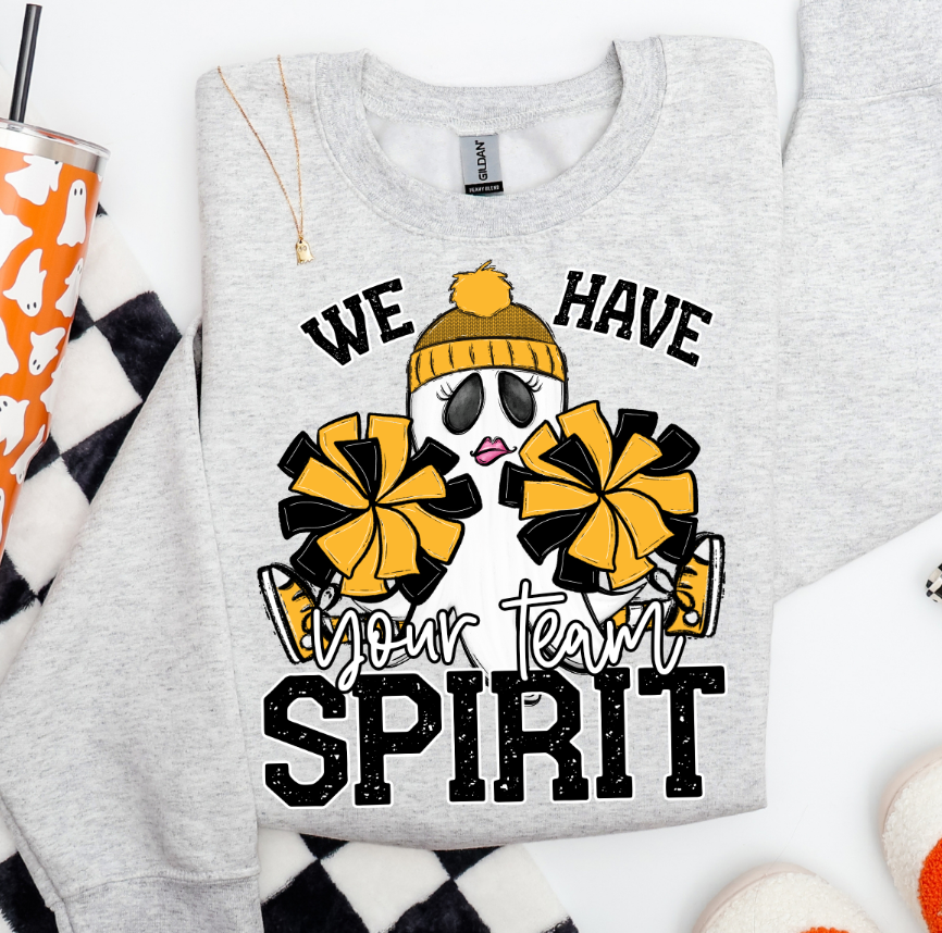 Custom (Ghost Cheerleader Mascot) - Design/Mock Up